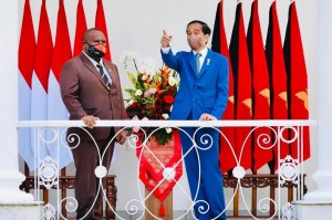 Presiden Jokowi Terima Kunjungan Resmi PM Papua Nugini James Marape