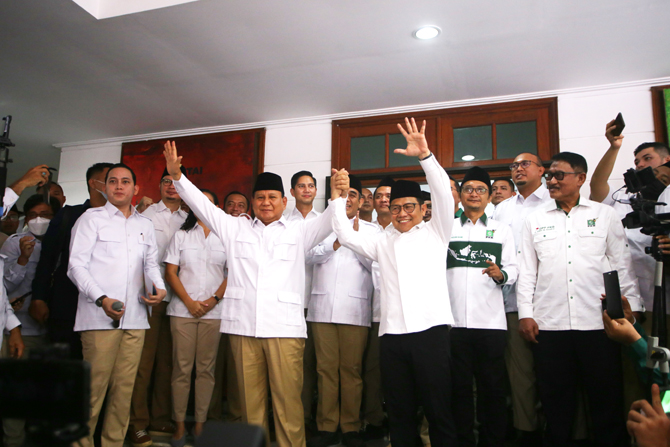 Resmikan Sekber, Prabowo Sebut Gerindra-PKB Kian Solid Berkoalisi