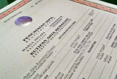 Ngurus Akta Kematian Sekarang Gampang, 15 Menit Kelar