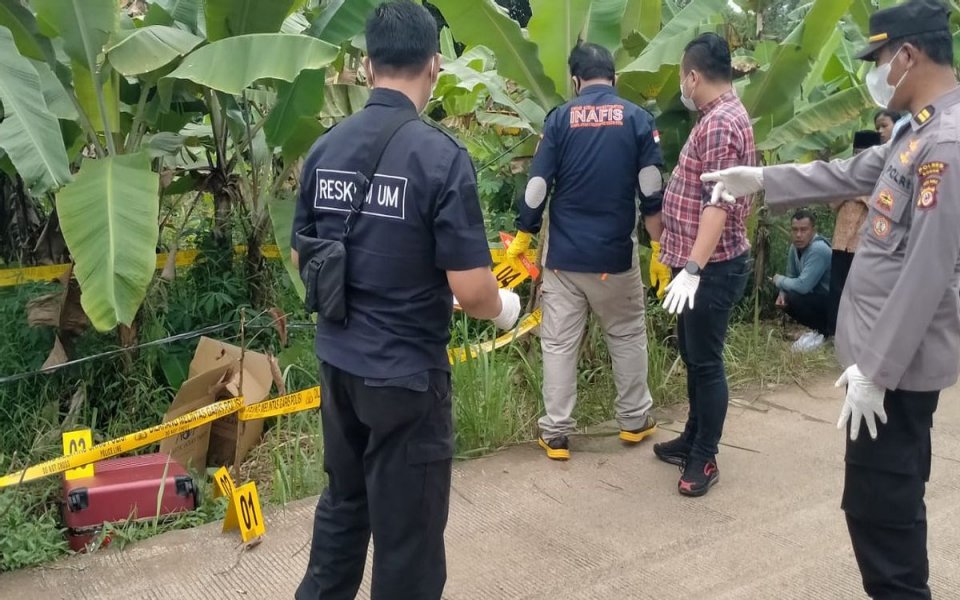 Polisi Tangkap Pelaku Mutilasi Mayat dalam Koper Merah di Bogor