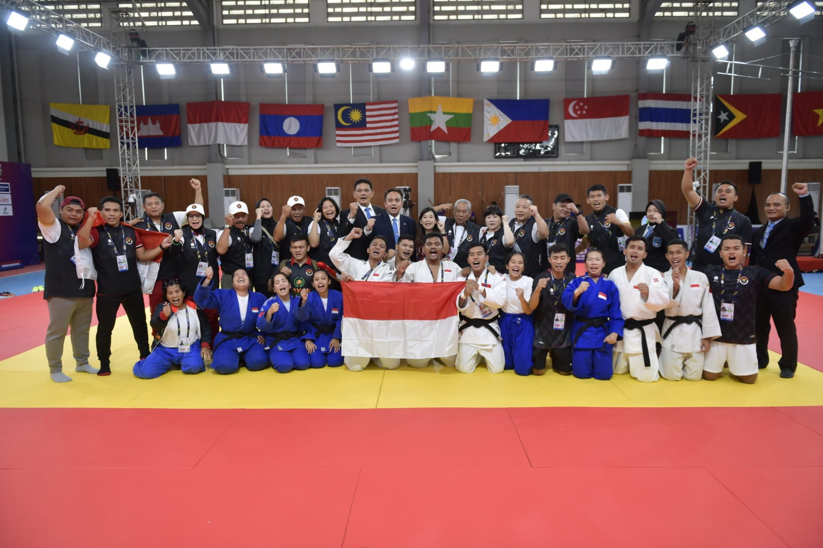Raih 11 Emas dan 5 Perak, Tim Para Judo Indonesia Juara Umum di Asean Para Games 2023