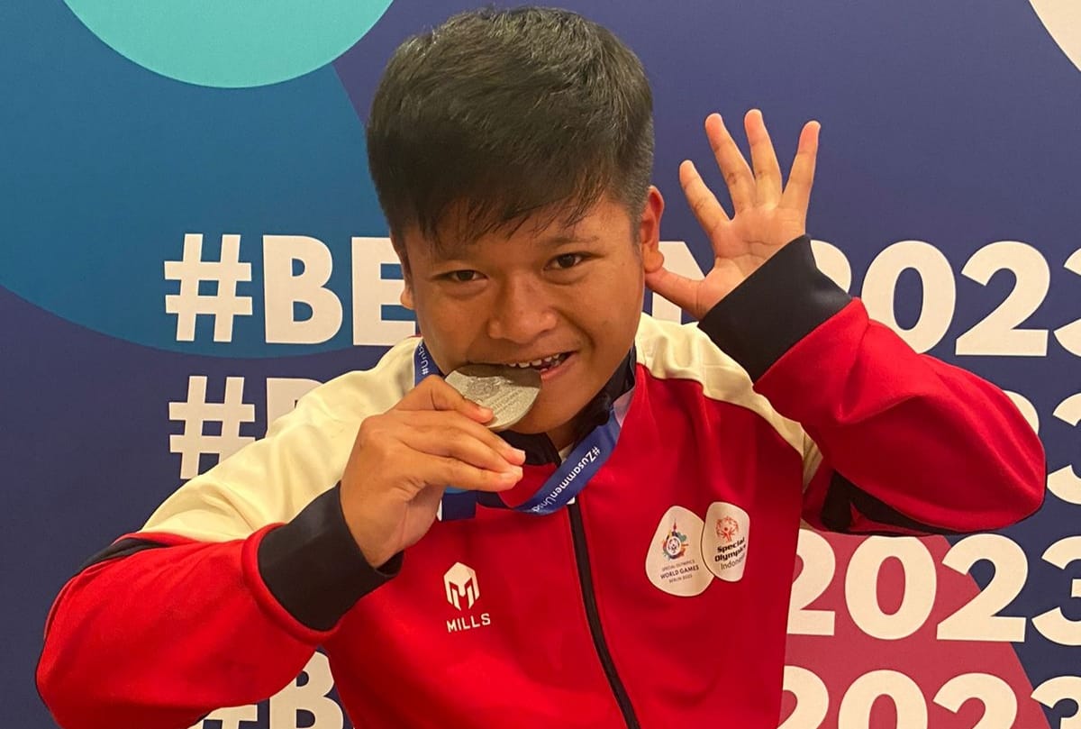 Atlet Tenis Meja Zidan Arafat Sumbangkan Medali Perak di Special Olympics World Games 2023 Berlin