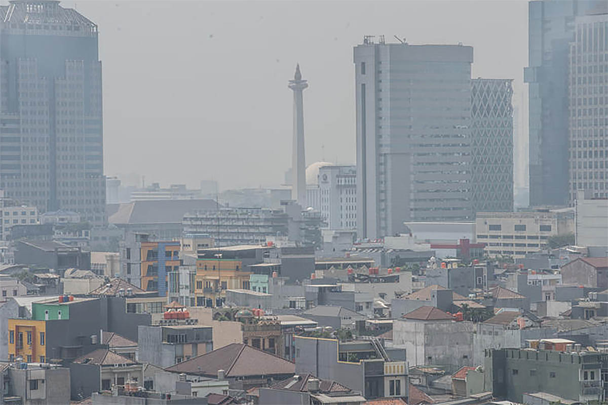 Kualitas Udara Jakarta Siang Ini dalam Kategori Sedang