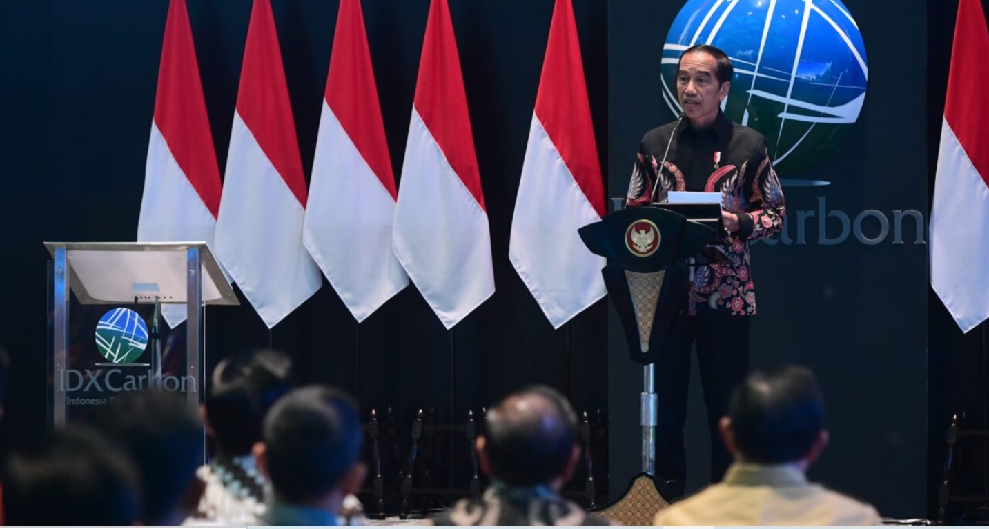 Presiden Jokowi Luncurkan Bursa Karbon Indonesia