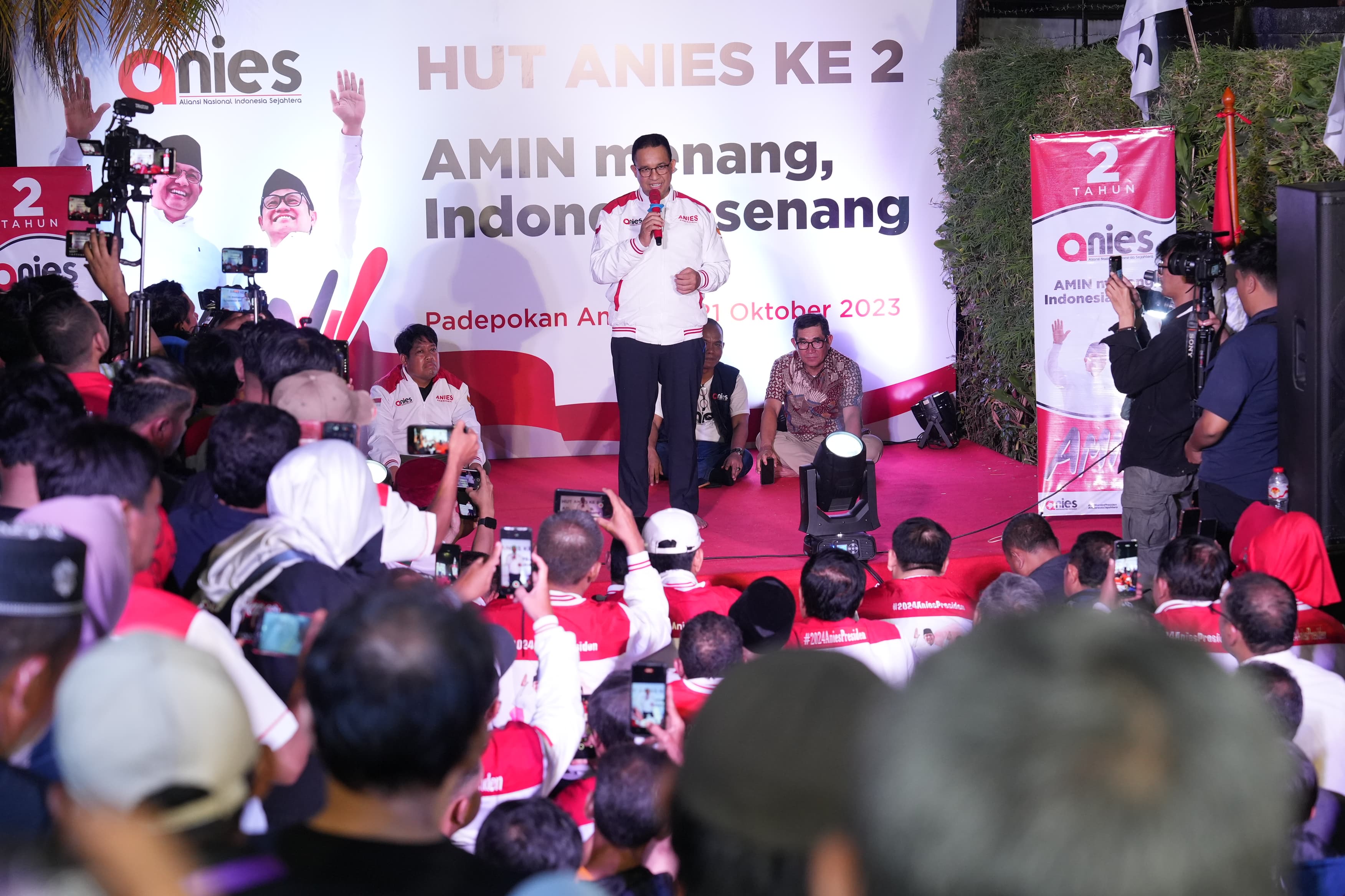Dua Tahun Aliansi Nasional Indonesia Sejahtera, Anies Ajak Seluruh Simpul Kerja Keras Menangkan Perubahan