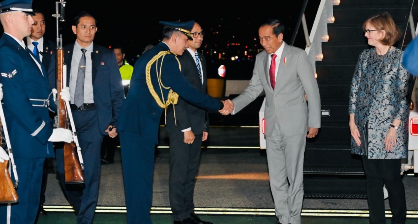 Dari Washington DC, Presiden Jokowi Tiba di San Francisco