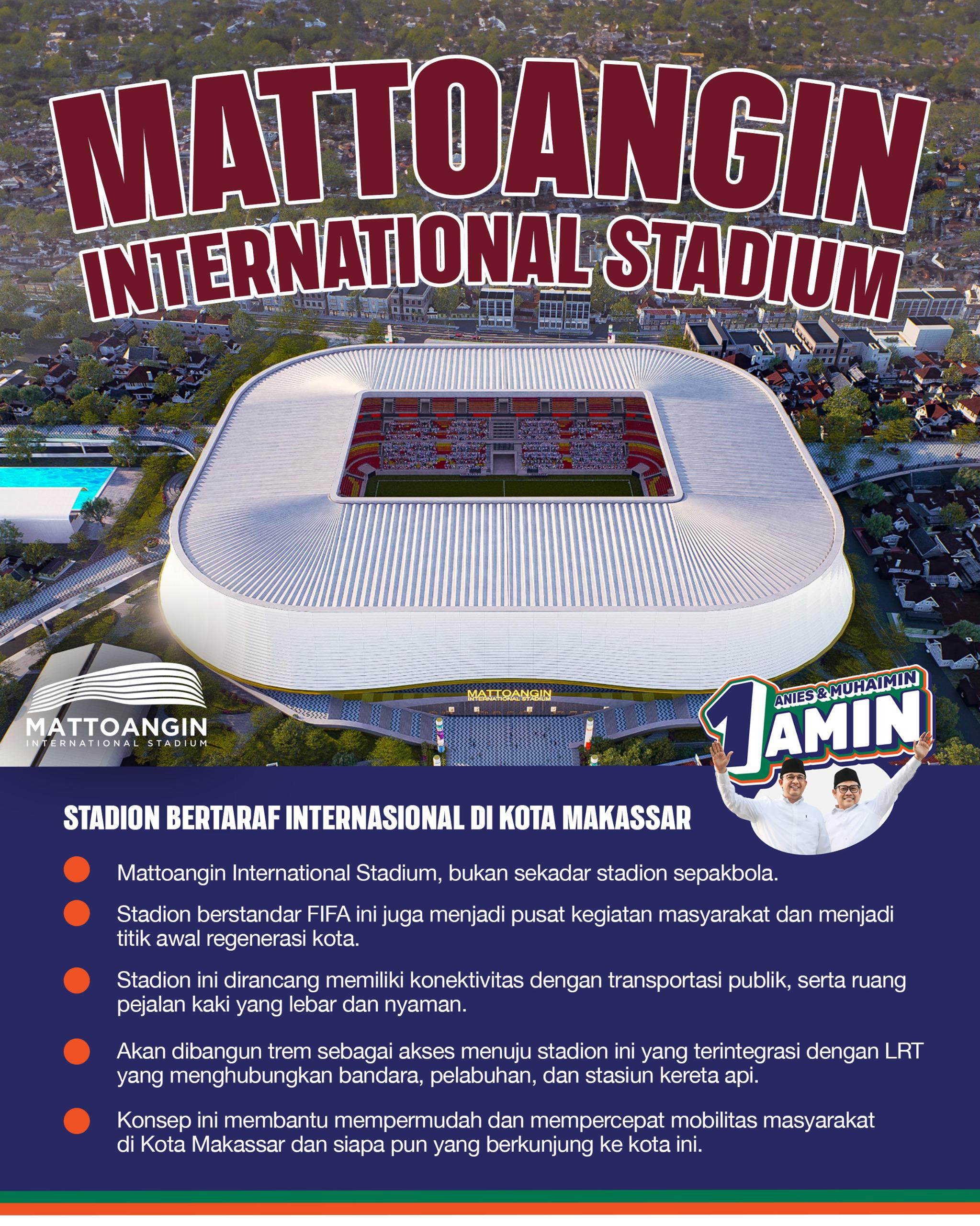 Anies Bangun Mattoangin International Stadium di Sulsel, Eks Dirut Persija: Stadion itu Titik Awal Kemajuan Sepak Bola di Satu daerah