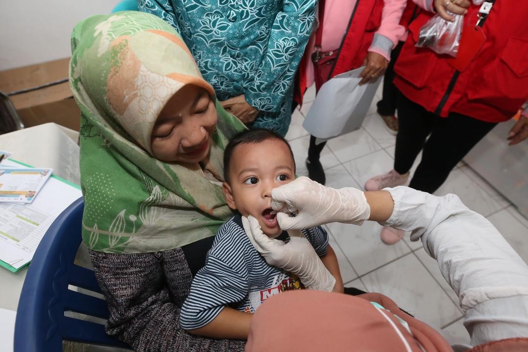 Gelar Sub PIN Polio Putaran Kedua, Pemkot Surabaya Sasar 329.616 Anak Usia 0-8 Tahun Kurang Sehari