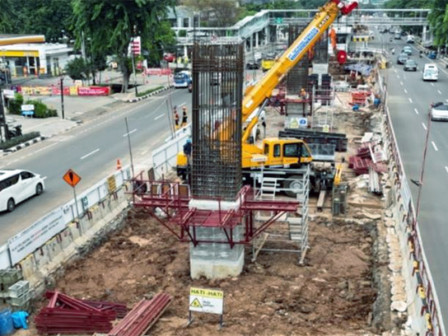 Ini Progres Pembangunan Lrt Fase 1b Velodrome Manggarai | Detak.co ...