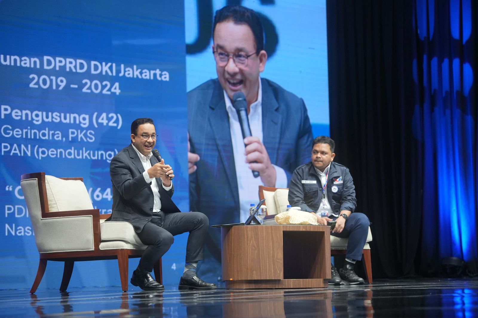 Pengalaman Anies Baswedan Menjadi Gubernur DKI Jakarta Dibeberkan di Mukernas Perindo