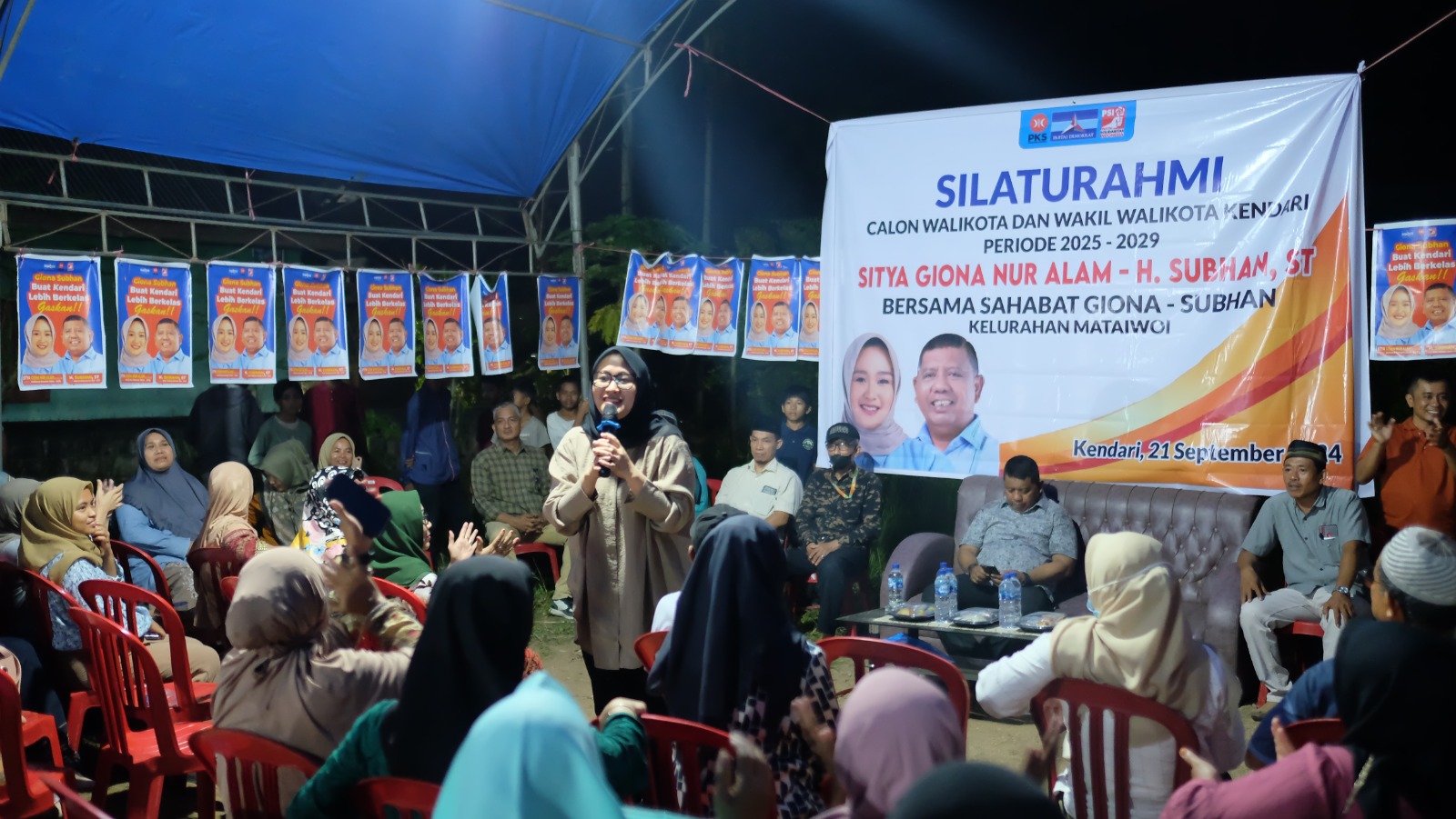 Kepada Warga Mataiwoi, Giona Tegaskan Komitmen Wujudkan Kendari Kota Kelas Dunia