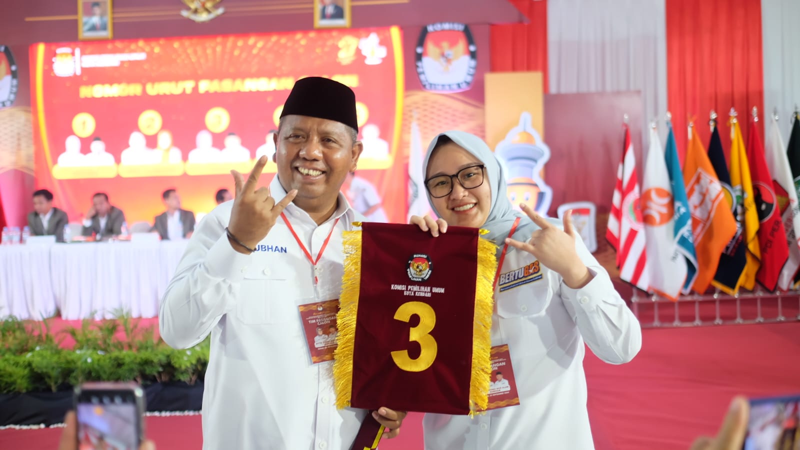 Dapat Nomor Urut 3, Giona-Subhan Siap Wujudkan Kendari Kota Kelas Dunia