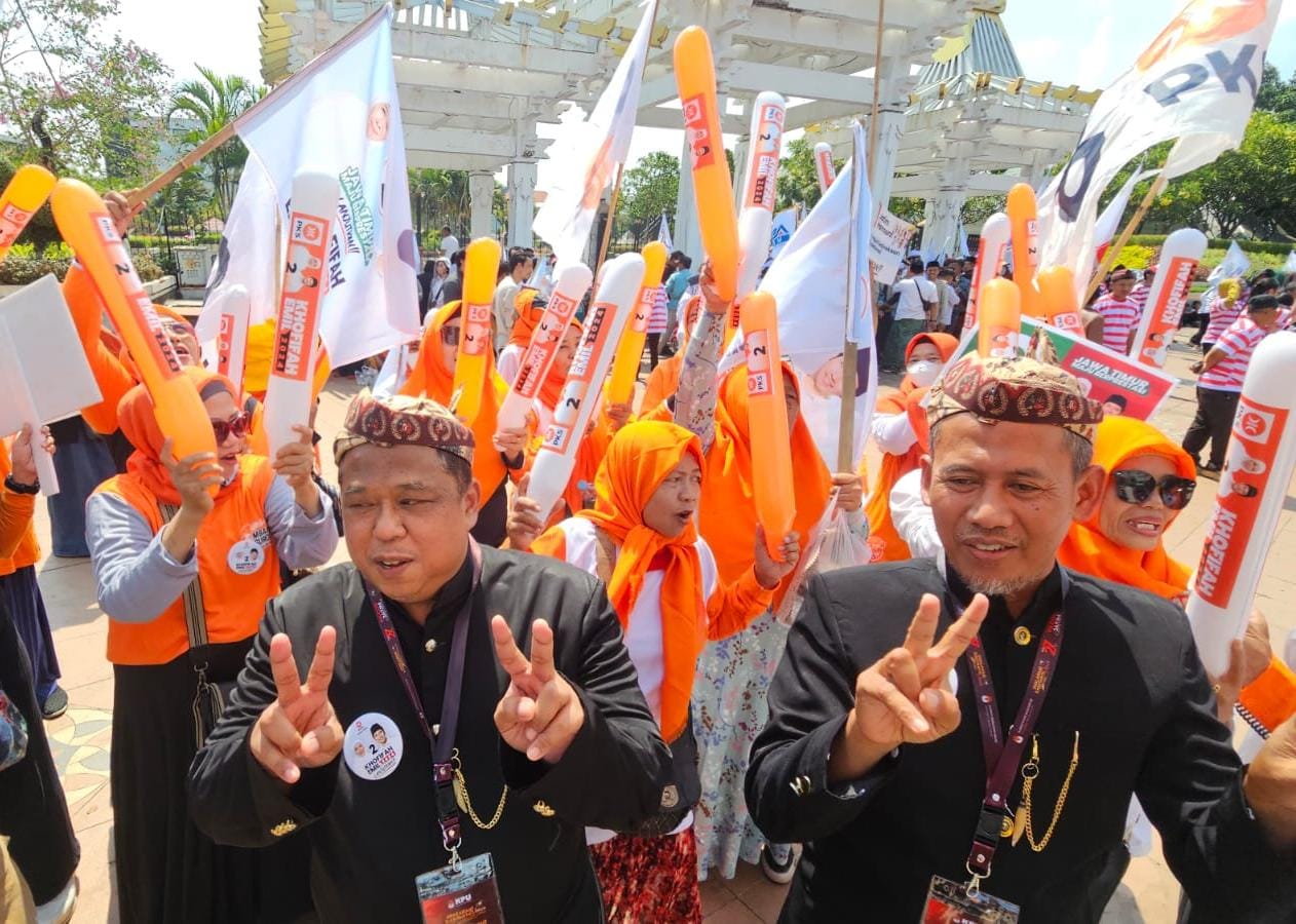 Hadiri Deklarasi Kampanye Damai, PKS Jatim bersama Khofifah -Emil Siap Komitmen Politik Santun