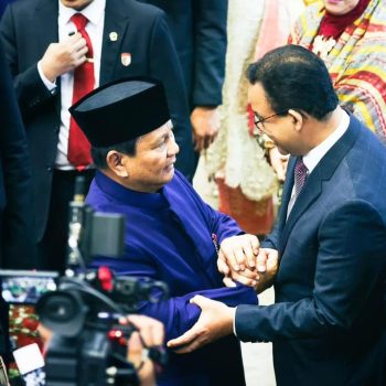 Salami Prabowo Subianto, Anies Baswedan: Semoga Petunjuk Allah Terus Tercurah pada Bapak