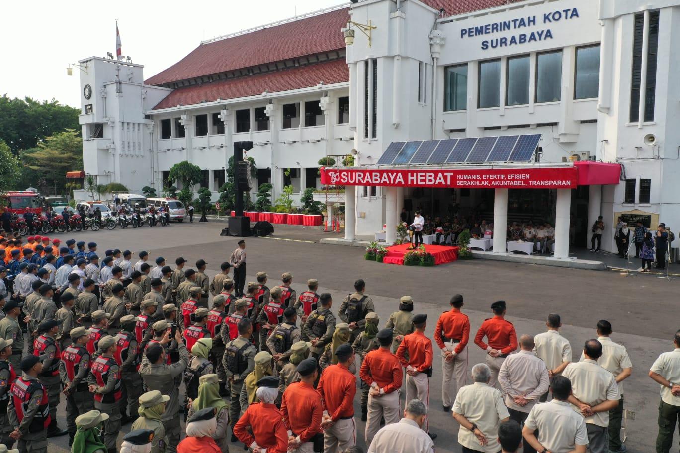 Pemkot Surabaya dan Kepolisian Siapkan Strategi Pengamanan Natal dan Tahun Baru