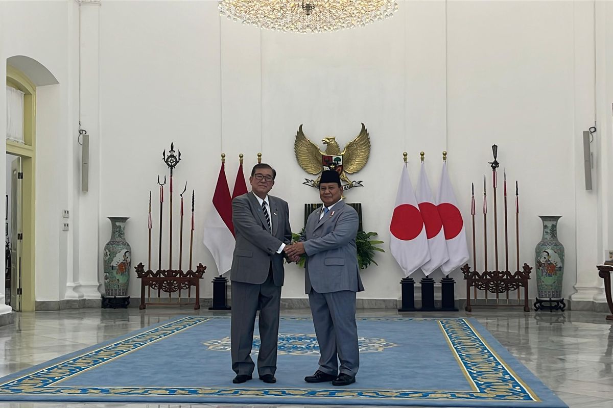 Terima Kunjungan PM Jepang Shigeru Ishiba di Istana Bogor, Prabowo Nyatakan Kehormatan Besar