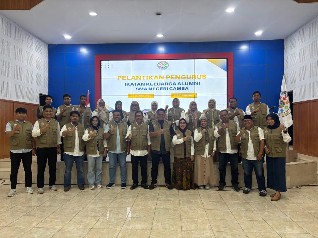 Pengurus Pusat IKA SMAN Camba Dilantik, Berbagai Program Akan Menjadi Wadah Silaturahmi Alumni