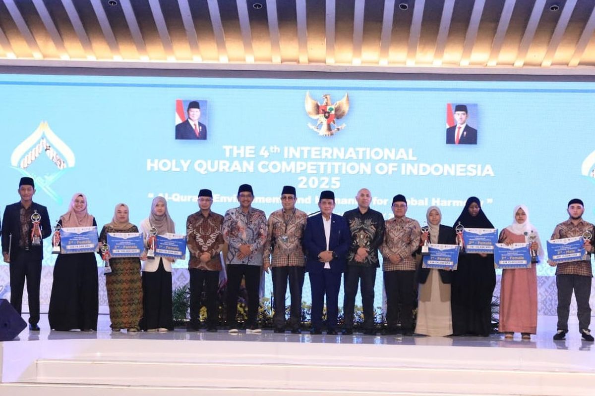 Tampil Gemilang, Indonesia Juara Umum MTQ 2025