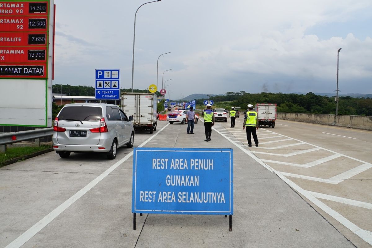 Korlantas Polri Siapkan Sistem Buka-Tutup Rest Area Saat Mudik Lebaran