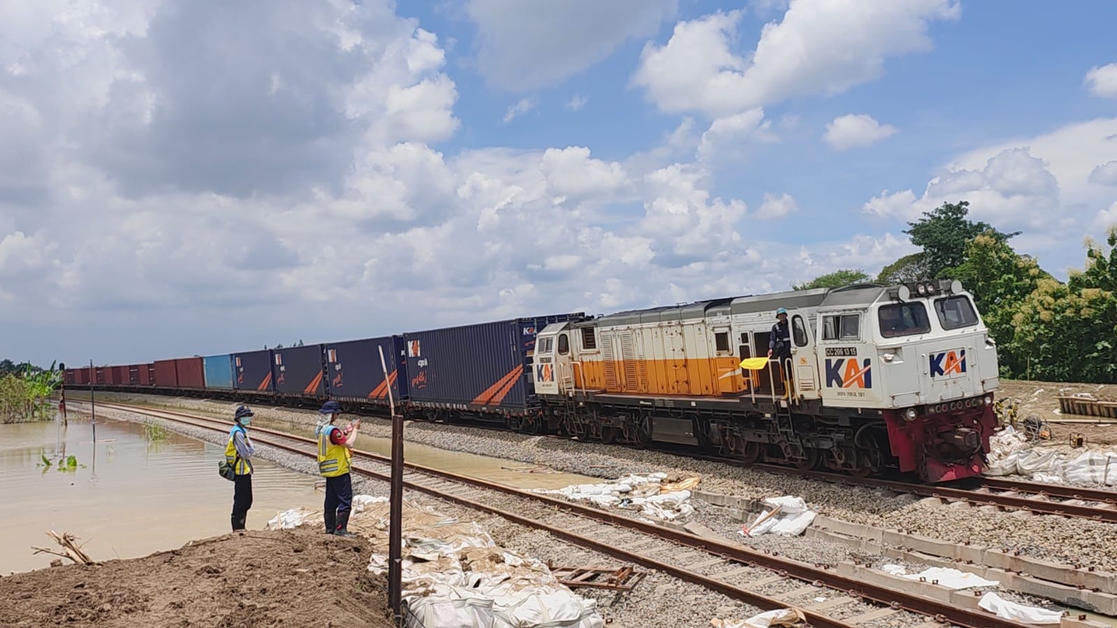 Sempat Ditutup, Jalur Kereta Api Antara Stasiun Gubug-Stasiun Karangjati Kembali Dibuka