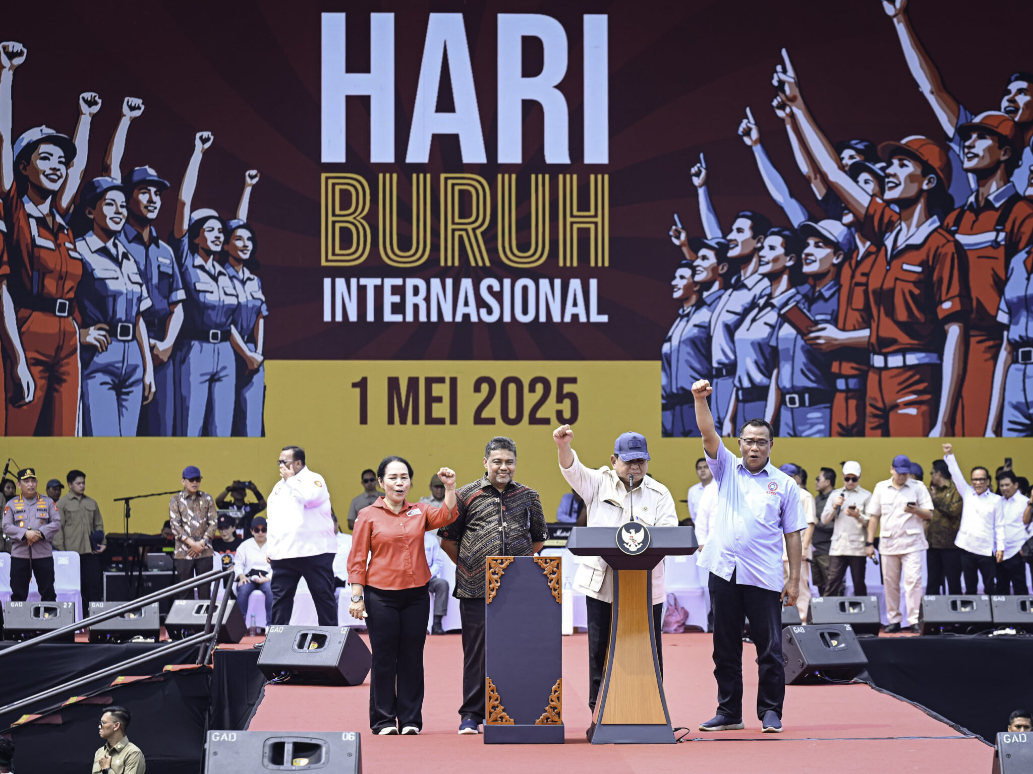 Kado Hari Buruh: Prabowo Beri Apresiasi Mulai dari Kesejahteraan Hingga Pahlawan Nasional dari Elemen Buruh
