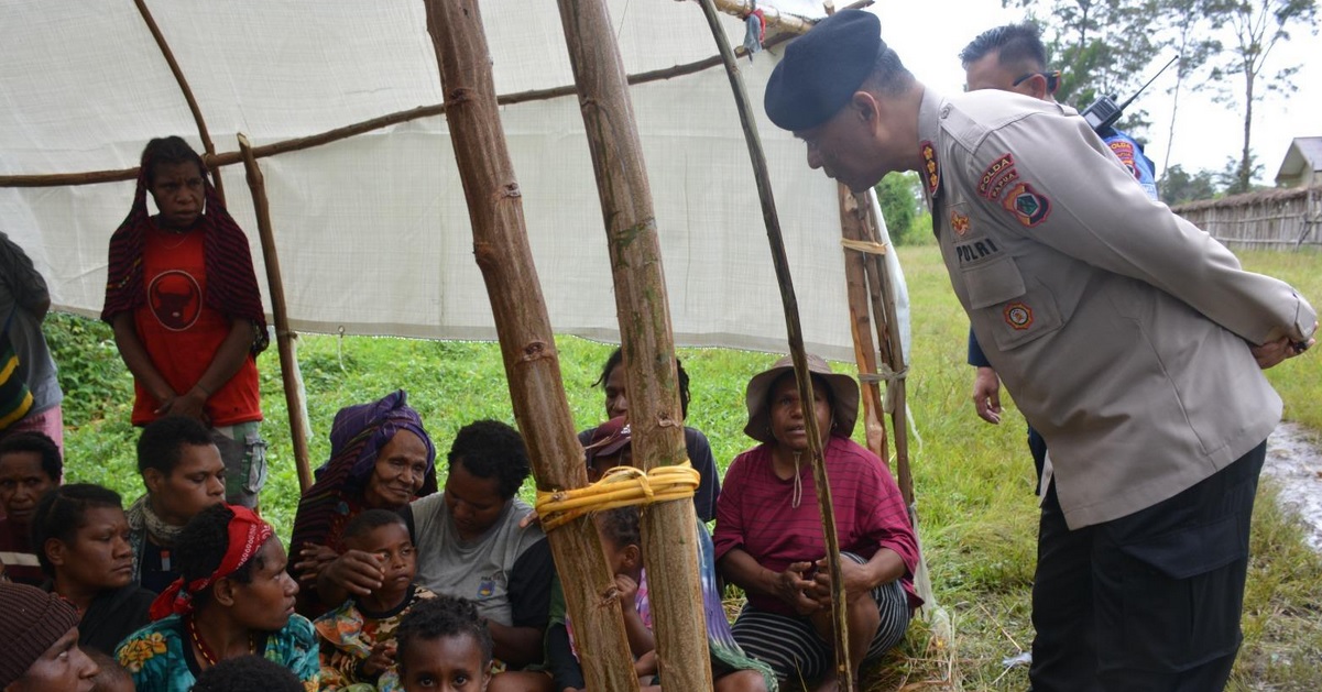 Bantuan untuk Korban Banjir Jayawijaya