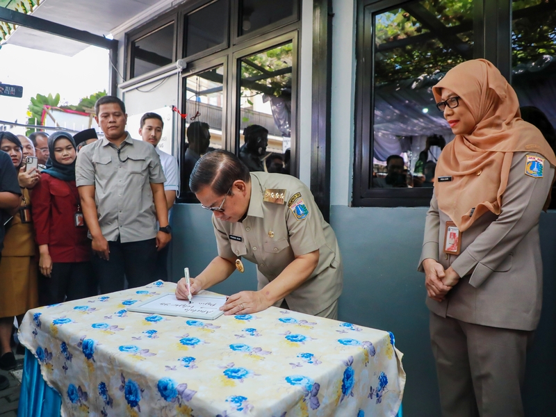 Resmikan Taman Anak Sejahtera, Pramono Anung Ingin Wujudkan Pendidikan Layak