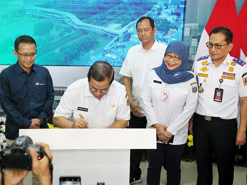 Gubernur Pramono Resmikan Infrastruktur Konektivitas Terintegrasi di Dukuh Atas