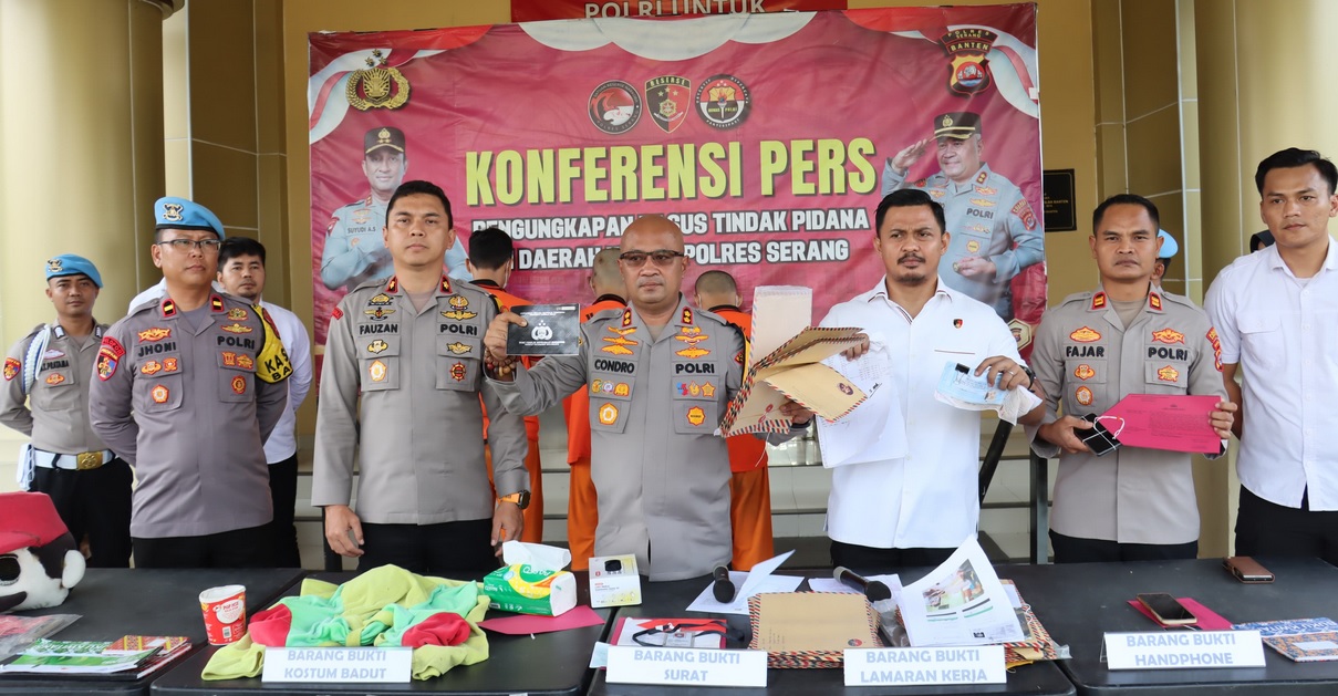 Sepekan Operasi Pekat Premanisme, Polres Serang Amankan 66 Preman