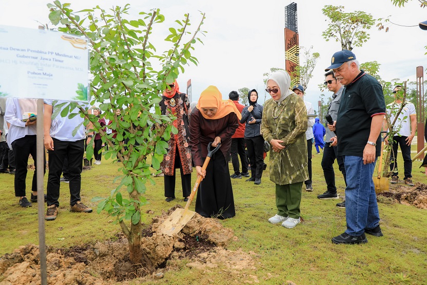 Gubernur Khofifah Tanam Pohon Maja di IKN, Tumbuhkan Optimisme dan Sinergi Wujudkan Jatim Gerbang Baru Nusantara