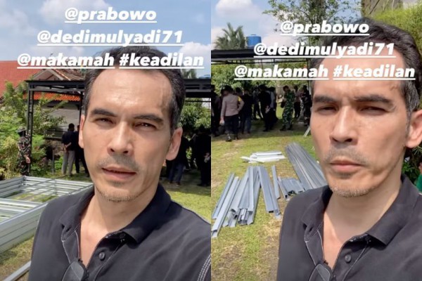 Kronologi Rumah Atalarik Syah Dibongkar karena Sengketa Tanah