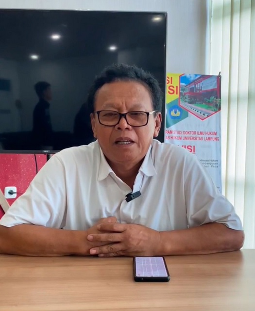 Dosen S3 Fakultas Hukum Unila Apresiasi Polda Lampung Atas Keberhasilan Penanganan Premanisme