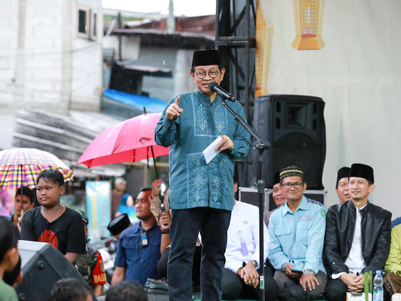 Pramono Anung Resmikan Manggarai Berselawat untuk Atasi Tawuran