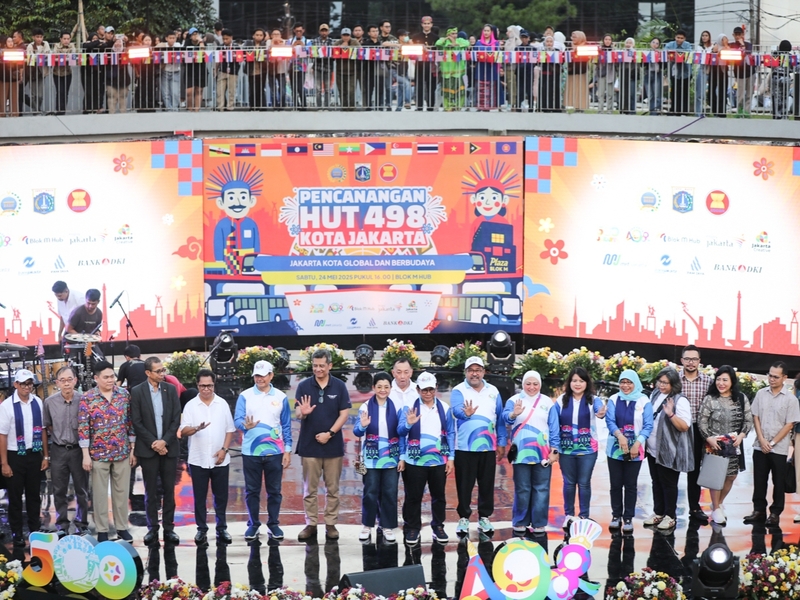Canangkan HUT ke-498, Gubernur Pramono Targetkan Jakarta Jadi Kota Global Berbudaya