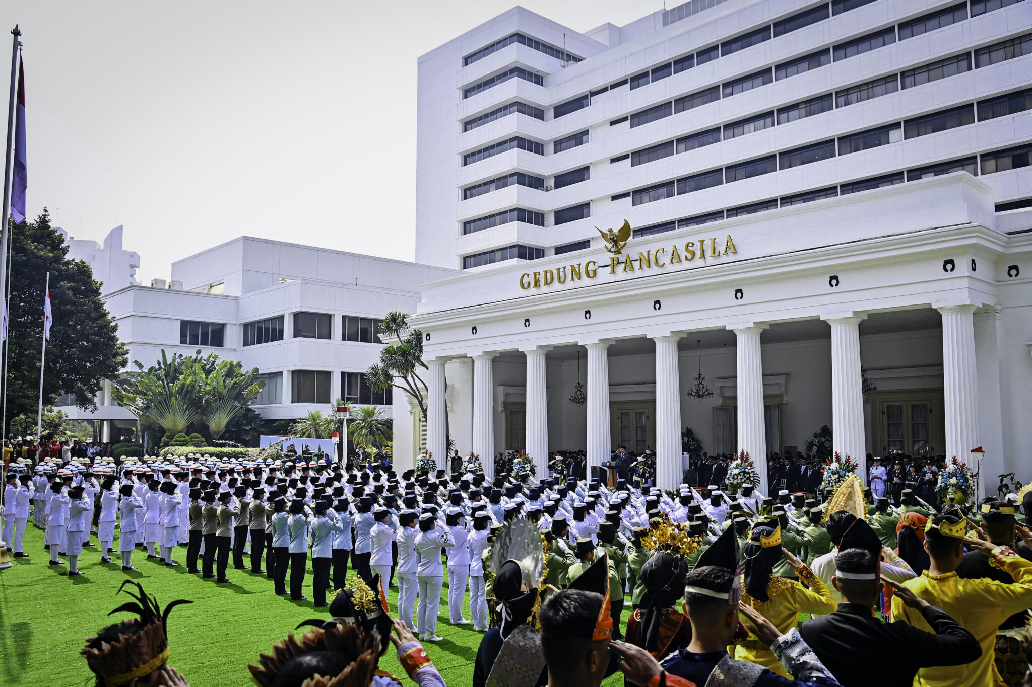 Pimpin Upacara Peringatan Harlah Pancasila, Presiden Prabowo Tegaskan Komitmen Menuju Indonesia Raya