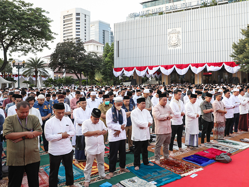 Salat Iduladha di Jakarta, Gubernur Pramono Pastikan Distribusi Hewan Kurban Merata