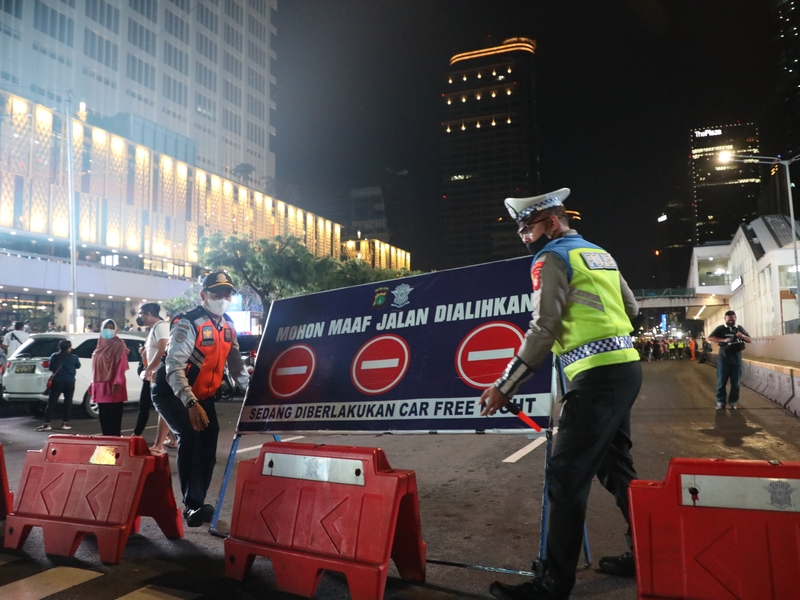 Pemprov DKI Jakarta Masih Kaji Penerapan Car Free Night