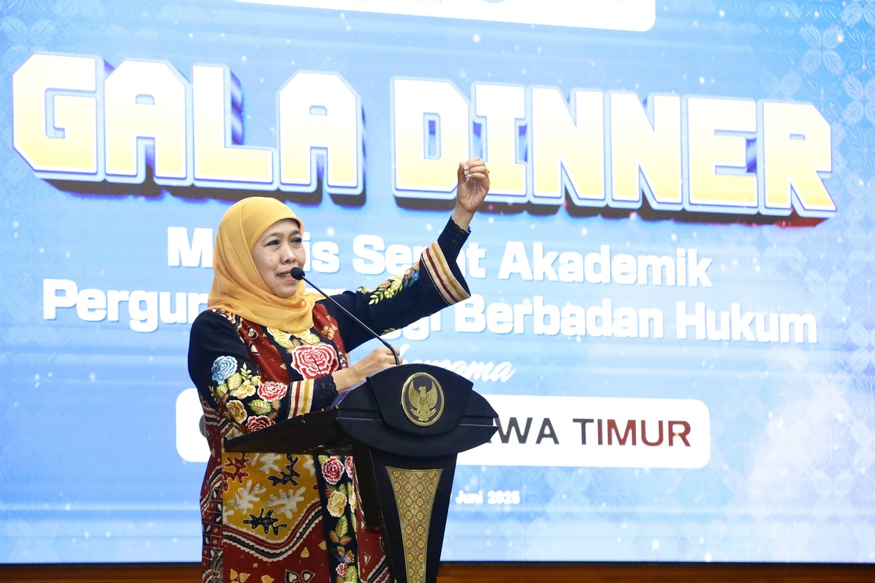 Di Hadapan Majelis Senat Akademik PTN BH se-Indonesia, Gubernur Khofifah Minta Kampus Berdampak Disinergikan dengan Pemda