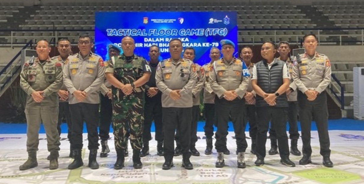 Polri Gelar Simulasi Keamanan Jelang Peringatan Puncak Hari Bhayangkara ke 79
