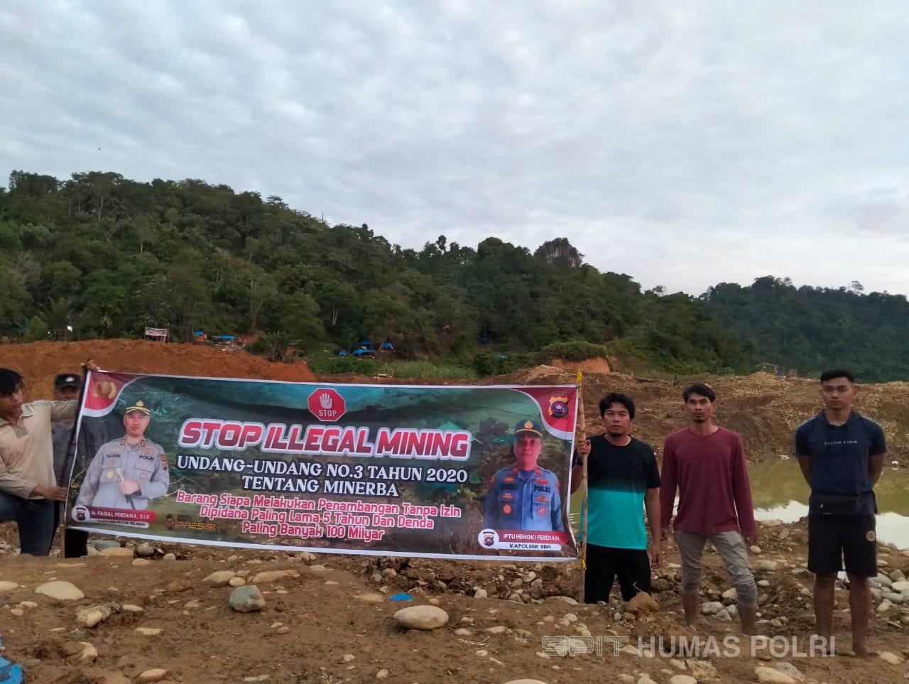 Solok Selatan Gencarkan Operasi Pemberantasan Tambang Liar