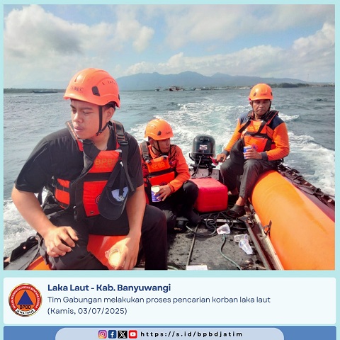 Gubernur Khofifah Bebaskan Biaya Pengobatan di RS Pemprov Jatim Korban Laka Laut KMP Tunu Pratama Jaya Asal Jatim