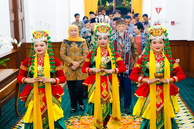 Gubernur Khofifah Terima Kunjungan Pimpinan The Nippon Foundation untuk Percepat Eliminasi Kusta di Jatim