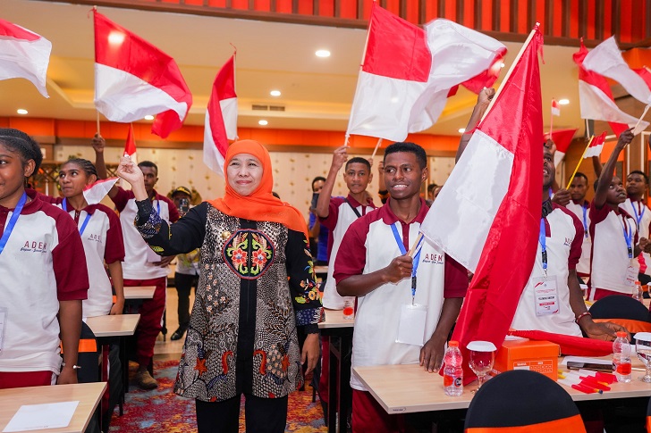 105 Siswa ADEM Papua di Jatim Tembus PTN, Gubernur Khofifah Apresiasi Prestasi ADEM di Jatim