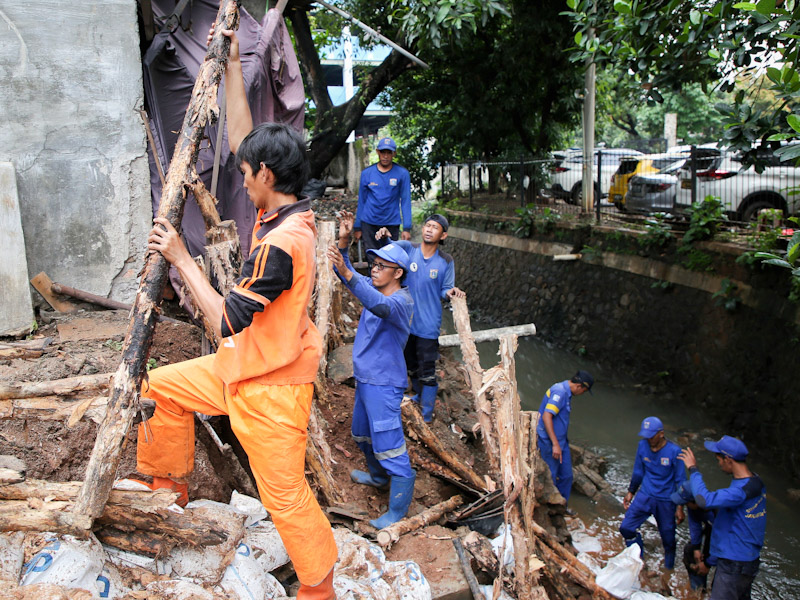 BPBD DKI Ingatkan Potensi Tanah Longsor di Jakarta