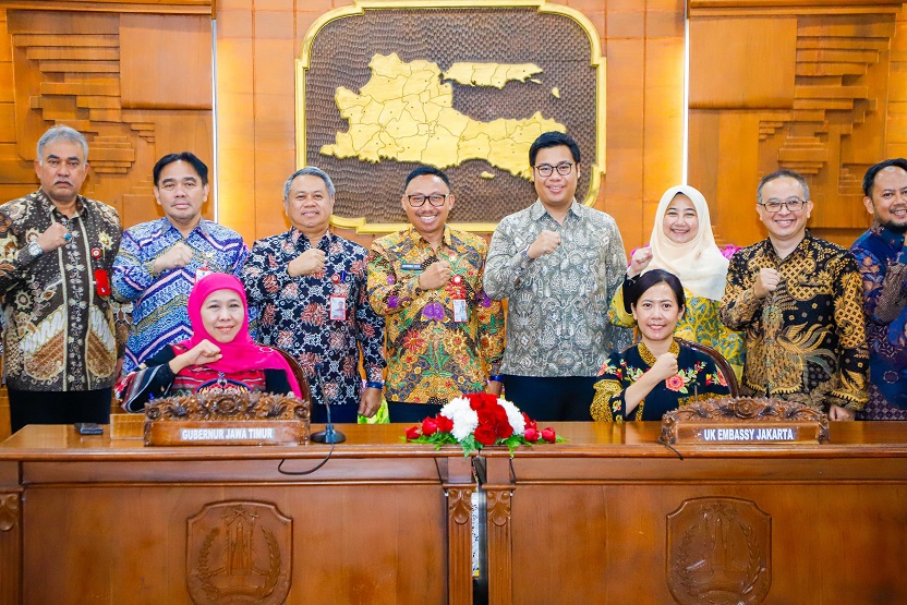 Mobilitas Massal di Jatim, Gubernur Khofifah: UK Embassy Bantu Realisasi Kereta Perkotaan Terpadu di Aglomerasi Surabaya