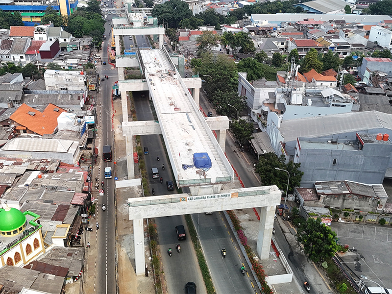 Dorong Transportasi Terintegrasi, Proyek LRT Jakarta Fase 1B Usung Konsep Berkelanjutan