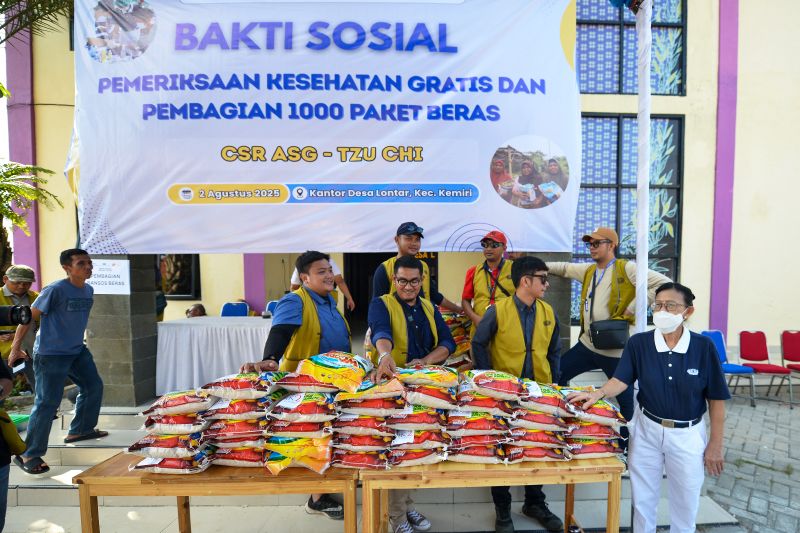 Tzu Chi dan ASG Sediakan Layanan Kesehatan dan Bantuan Pangan untuk Warga Lonta