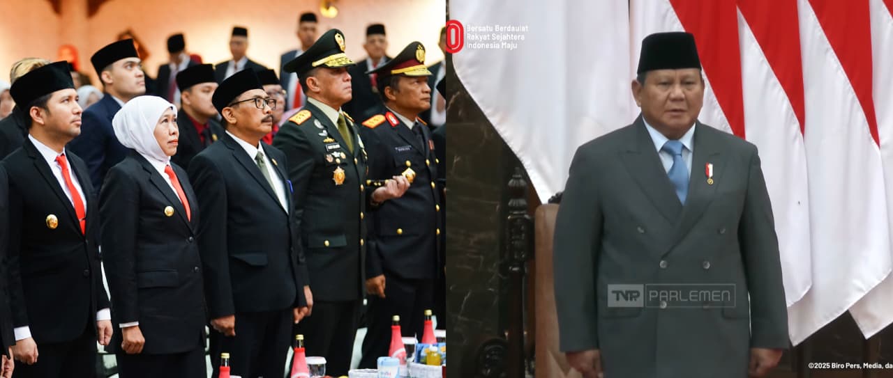 Garisbawahi Pidato Presiden Prabowo Indonesia Incorporated, Gubernur Khofifah: Lecut Semangat Pembangunan Wujudkan Kesejahteraan dan Kuatkan Kemandirian