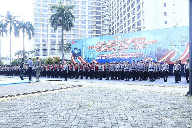 9.035 Personel dikerahkan untuk Amankan HUT ke-80 RI