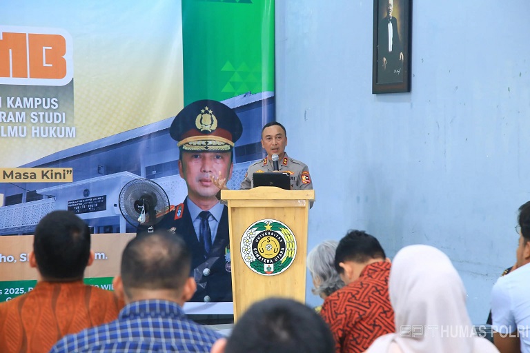 Isi Kuliah Umum di FH USU, Kadivhumas Polri Ajak Perkuat Rasa Cinta Tanah Air